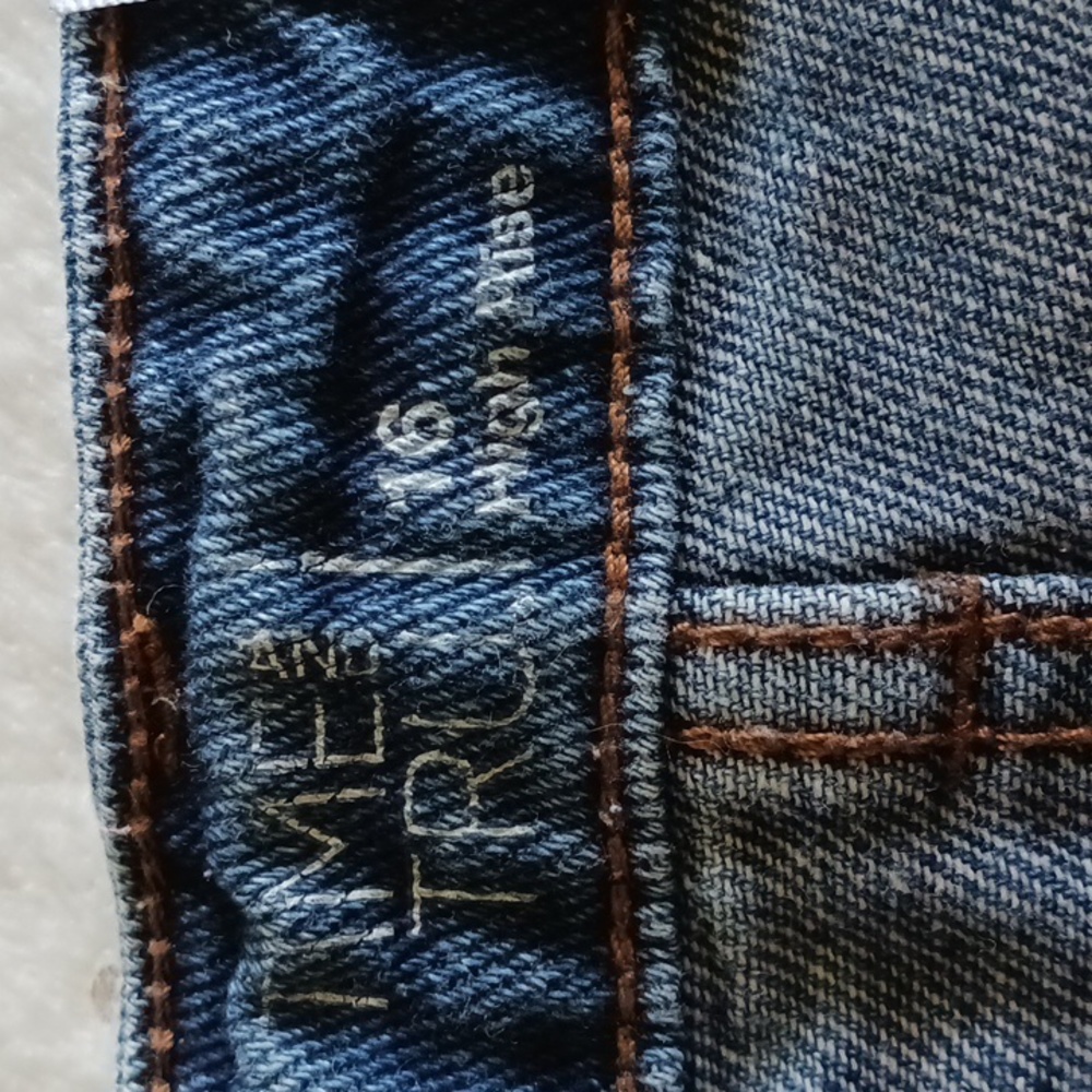 Time & Tru Distressed Jean Shorts size 16 plus size - Picture 5 of 12